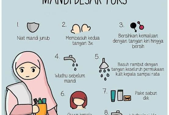 doa setelah mandi wajib